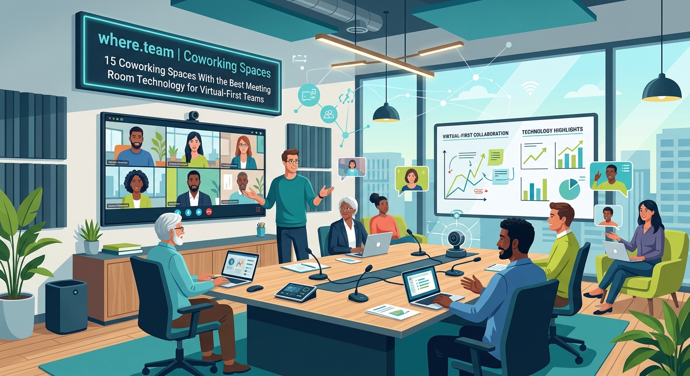 15 Coworking Spaces With the Best Meeting Room Technology for Virtual-First Teams — 2