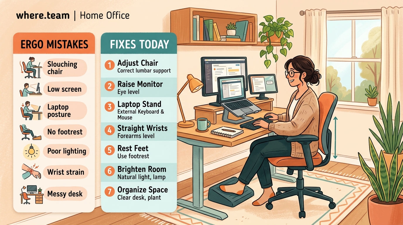 7 Ergonomic Mistakes Remote Workers Make (And How to Fix Them Today) — 1