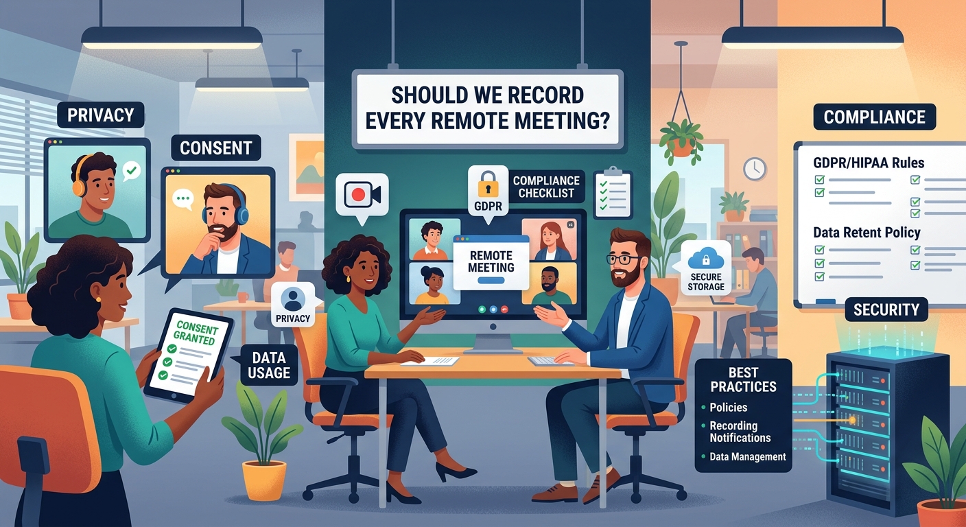 Should You Record Every Remote Meeting? Privacy, Compliance, and Best Practices - Illustration 2