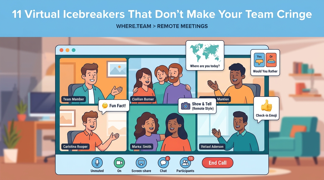 11 Virtual Icebreakers That Don't Make Your Team Cringe - Illustration 1