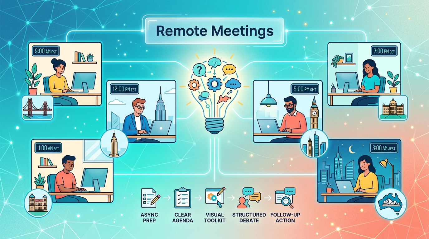 Running Effective Brainstorming Sessions When Your Team Is Scattered Across 6 Time Zones - Illustration 2