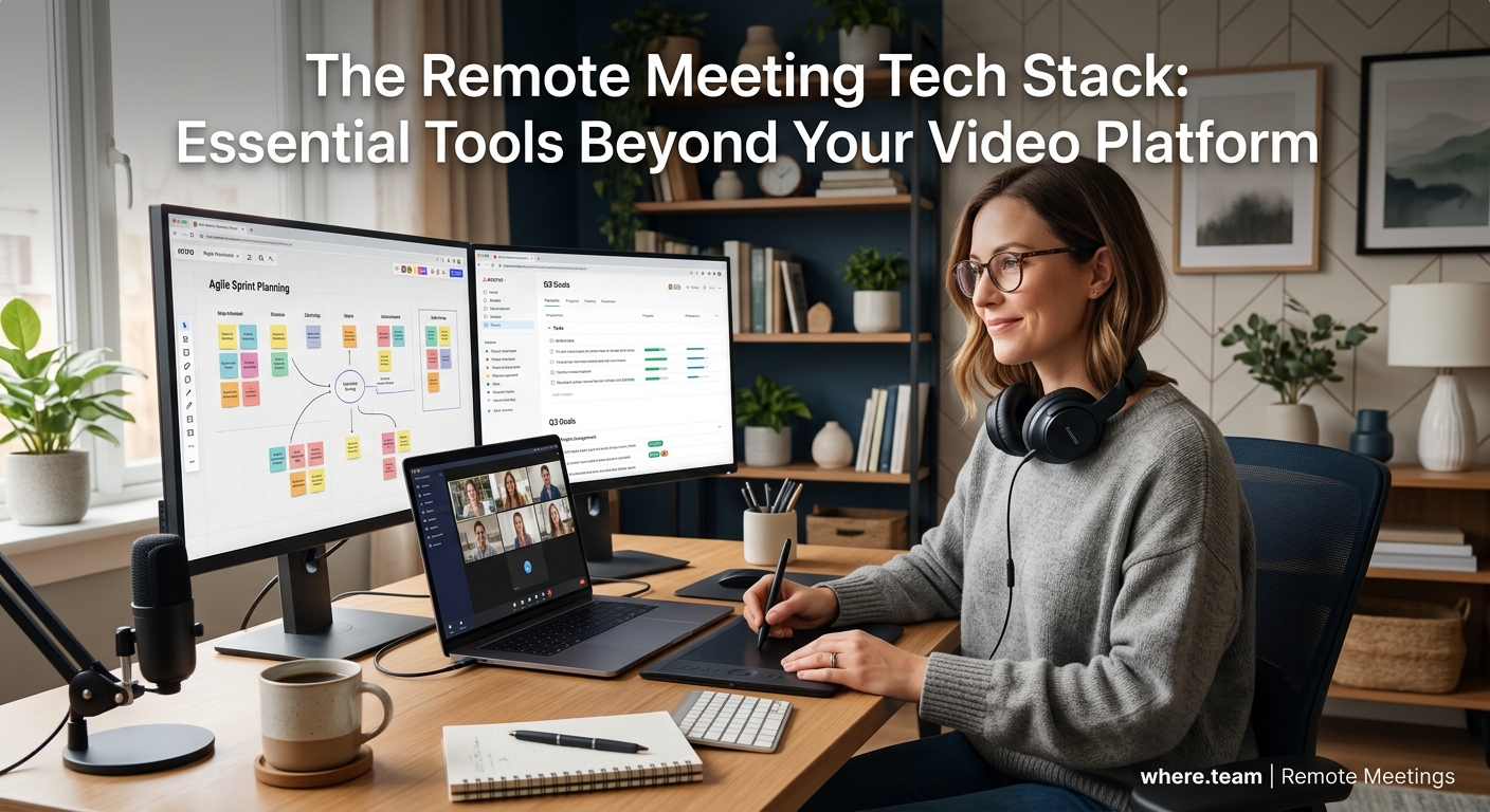 The Remote Meeting Tech Stack: Essential Tools Beyond Your Video Platform - Illustration 1