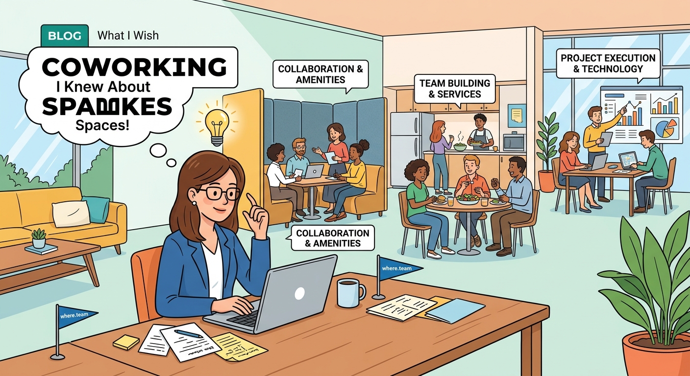 What Remote Team Managers Wish They Knew Before Their First Coworking Space Booking - Illustration 1