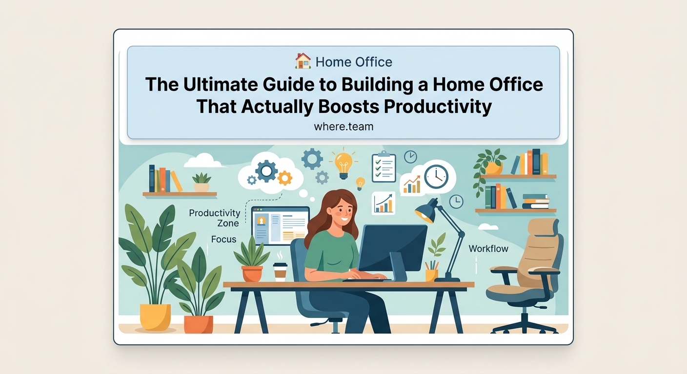 The Ultimate Guide to Building a Home Office That Actually Boosts Productivity - Illustration 1