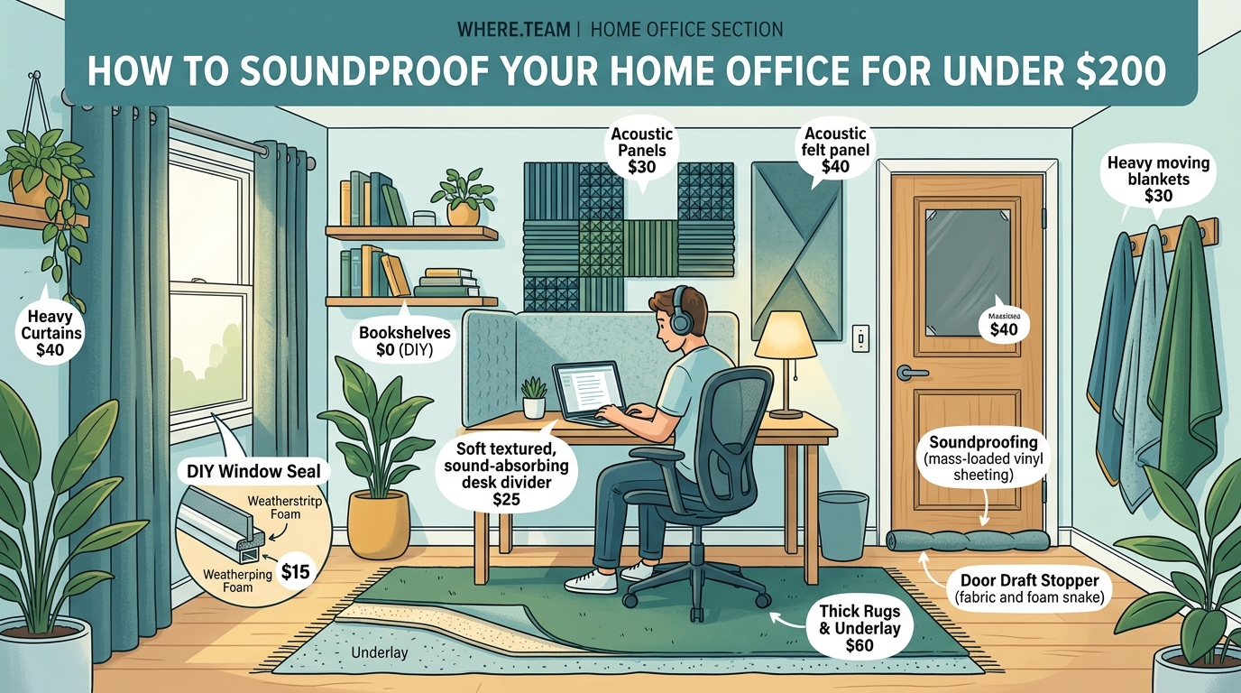 How to Soundproof Your Home Office for Under $200 - Illustration 2