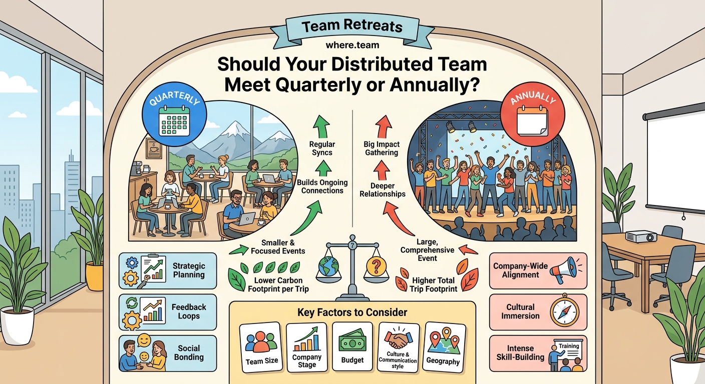 Should Your Distributed Team Meet Quarterly or Annually? - Illustration 1