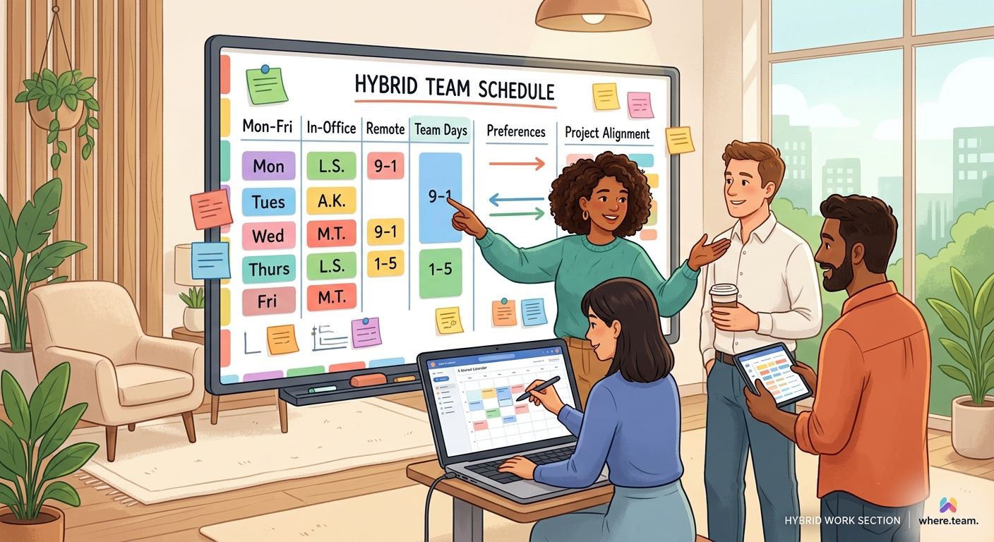 How to Design a Hybrid Work Schedule That Actually Works for Your Team - Illustration 2