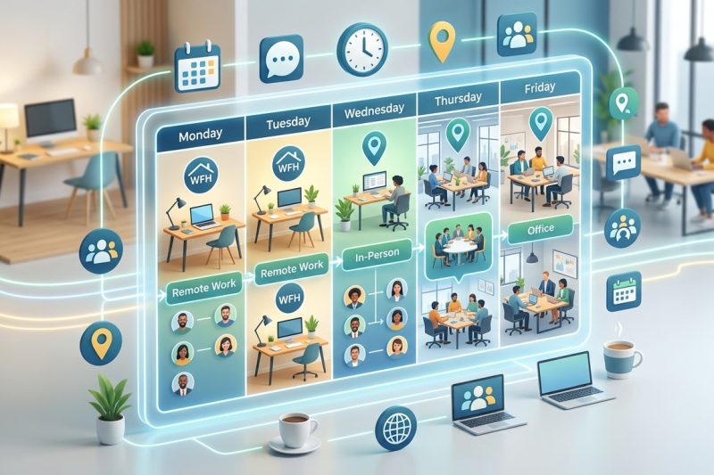 How to Design a Hybrid Work Schedule That Actually Works for Your Team