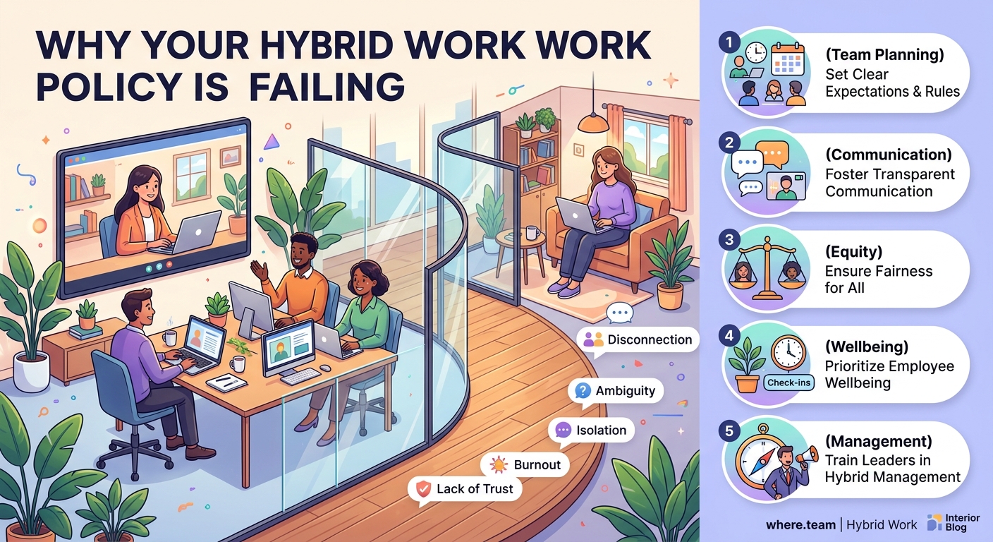 Why Your Hybrid Work Policy Is Failing (And 5 Ways to Fix It) - Illustration 1