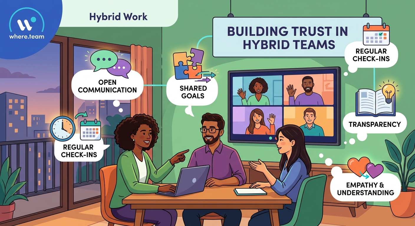 Building Trust in Hybrid Teams When Half Your Staff Works Remotely - Illustration 2