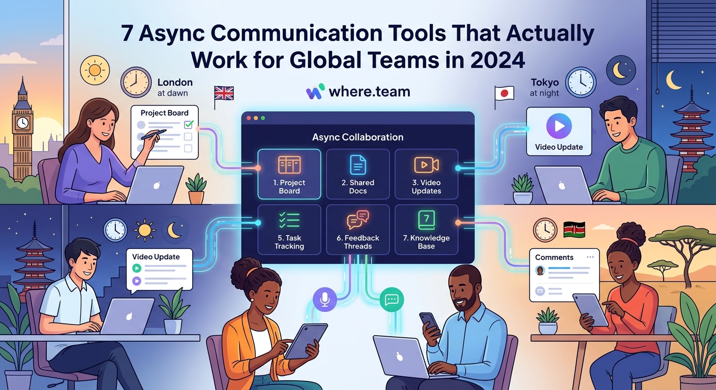 7 Async Communication Tools That Actually Work for Global Teams in 2024 - Illustration 1