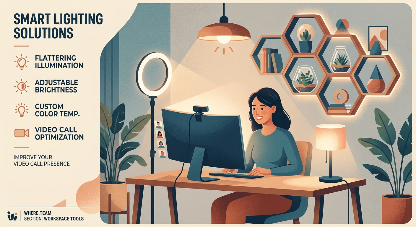 Smart Lighting Solutions That Improve Your Video Call Presence - Illustration 1