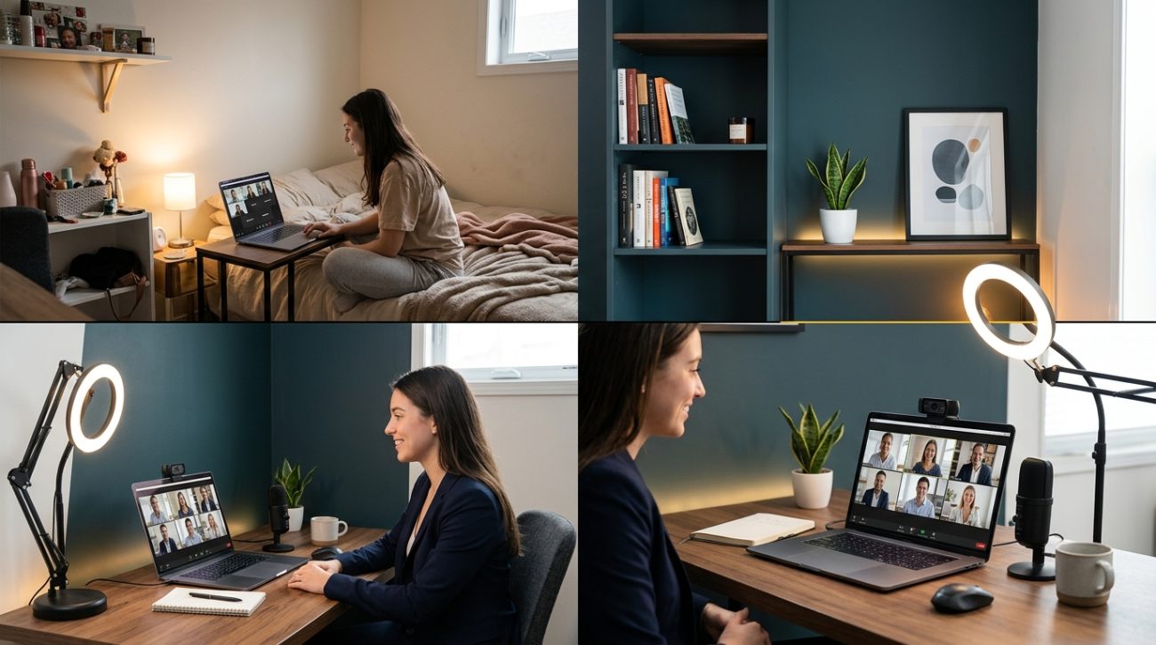 From Bedroom to Boardroom: Creating Professional Zoom Backgrounds in Small Spaces