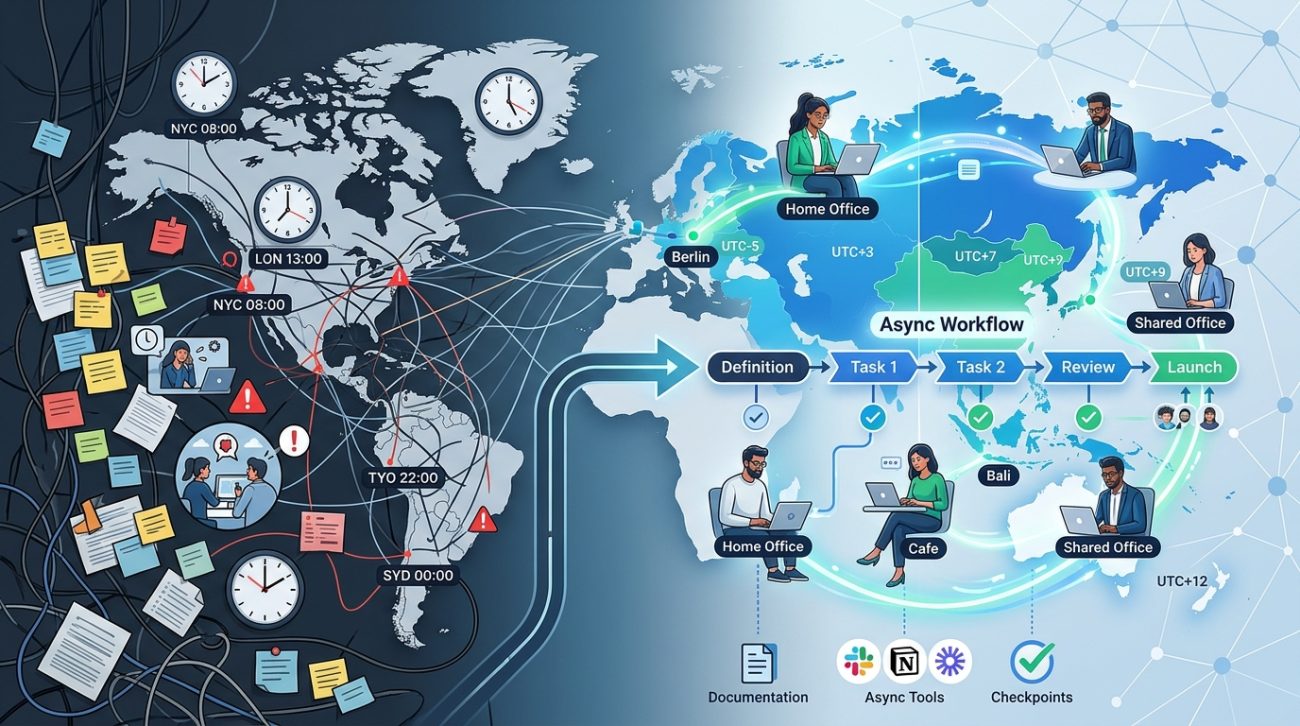 From Chaos to Clarity: Setting Up Async Workflows for Teams Across 12+ Time Zones