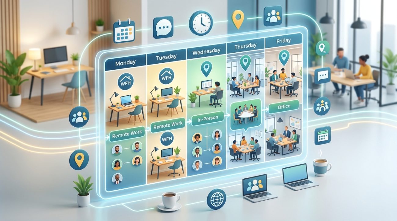 How to Design a Hybrid Work Schedule That Actually Works for Your Team