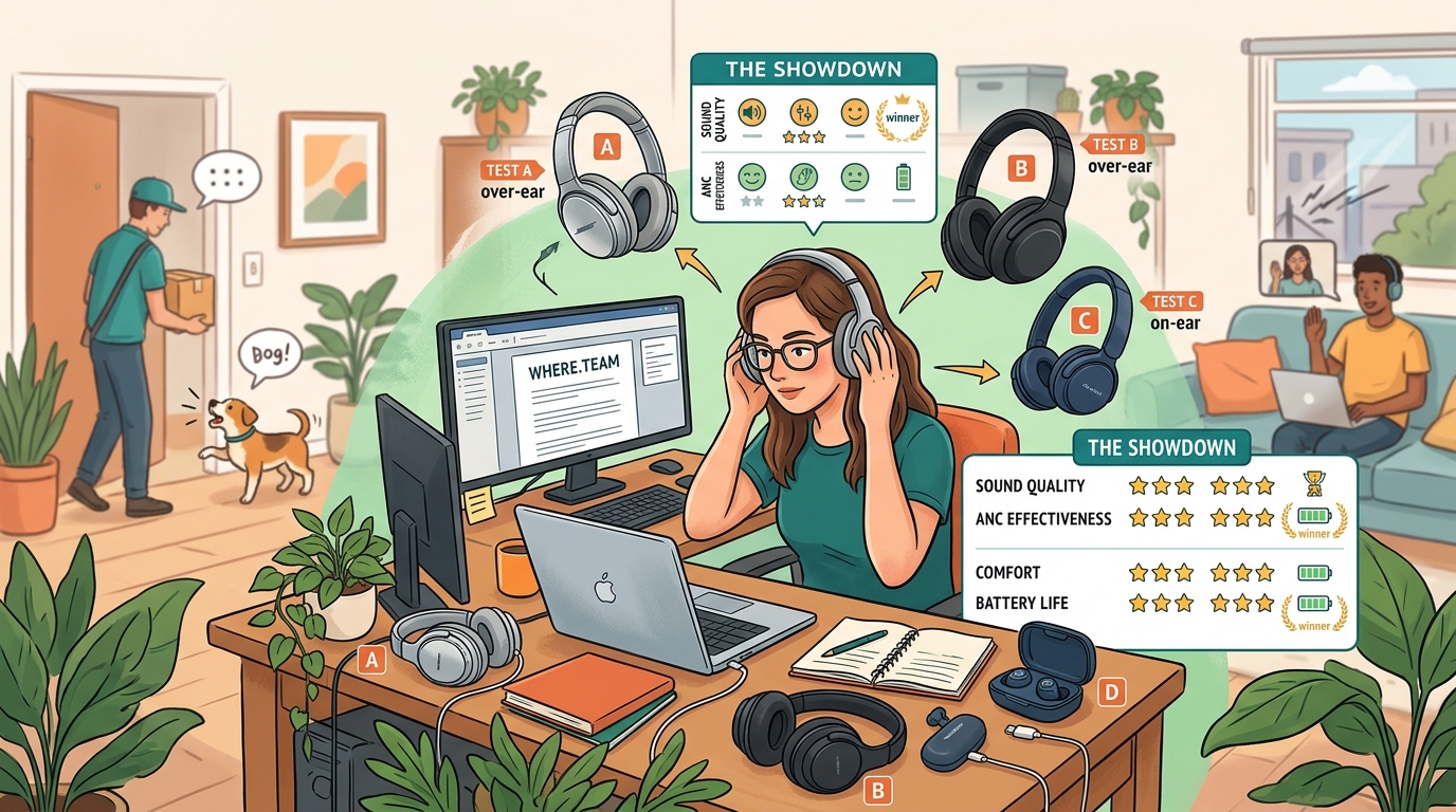 Noise-Canceling Headphones Showdown: Which Ones Actually Work for Remote Workers? — 1