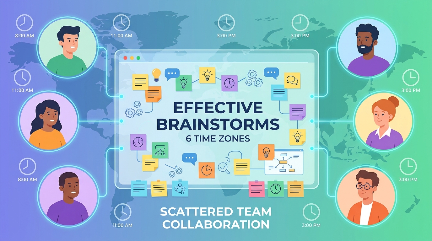 Running Effective Brainstorming Sessions When Your Team Is Scattered Across 6 Time Zones — 1