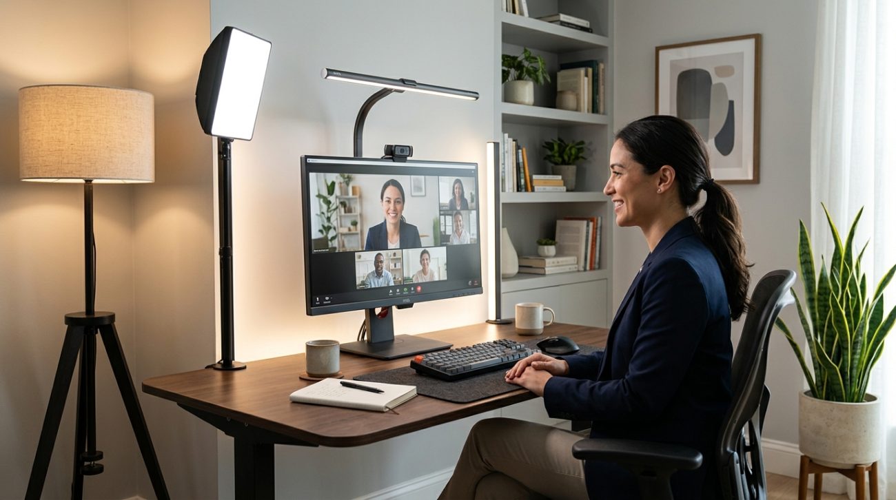 The Complete Home Office Lighting Setup That Reduces Eye Strain and Looks Great on Camera