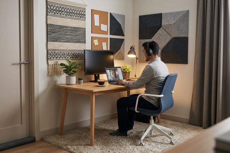 How to Soundproof Your Home Office for Under $200