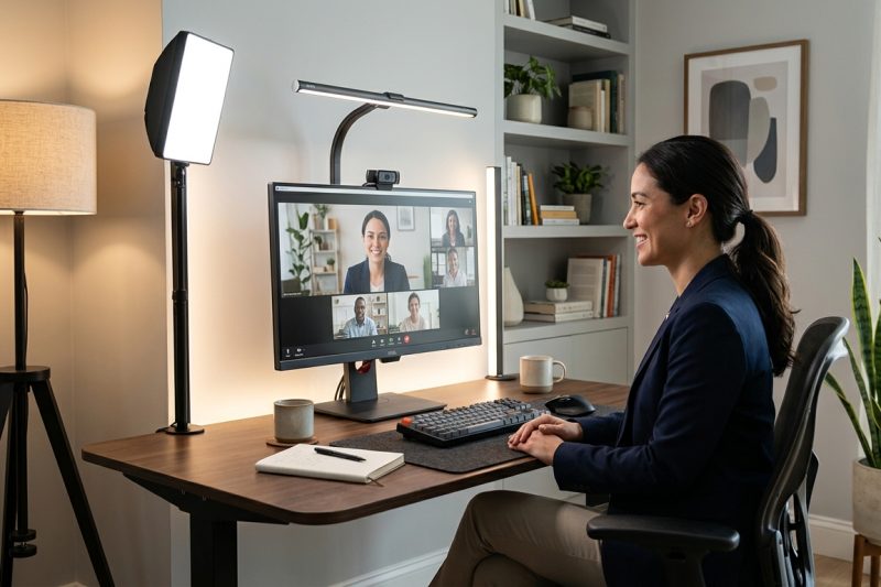The Complete Home Office Lighting Setup That Reduces Eye Strain and Looks Great on Camera