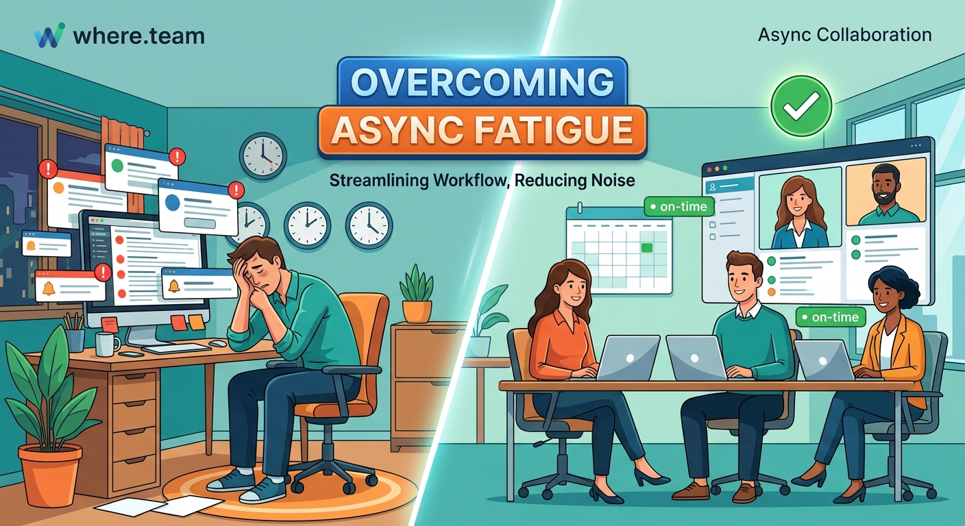 Is Your Hybrid Team Suffering From Async Collaboration Fatigue? Here's the Fix - Illustration 1