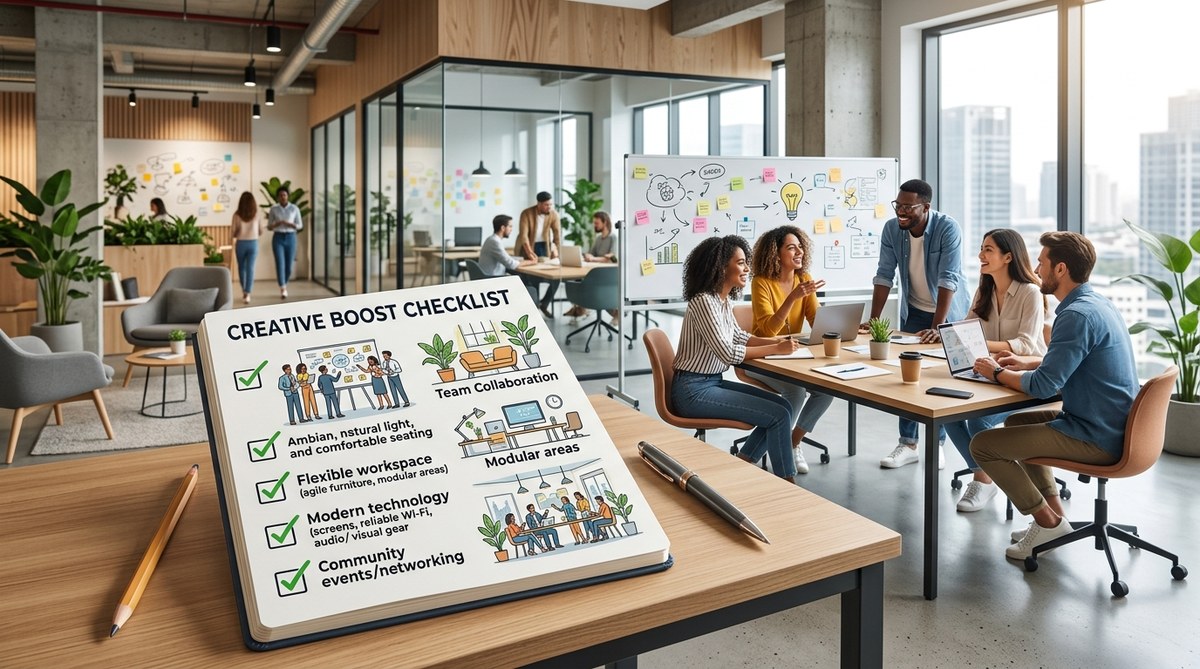 The Ultimate Checklist for Selecting a Coworking Space That Boosts Team Creativity
