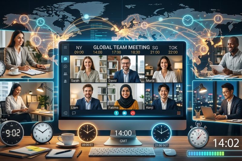 Keeping Remote Meetings on Schedule When Your Team Spans Multiple Time Zones