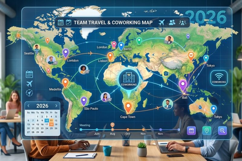 How to Map Your Remote Team's Travel Schedule to the Best Coworking Hotspots in 2026