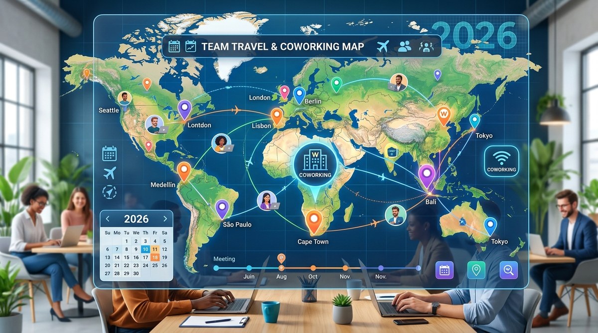 How to Map Your Remote Team's Travel Schedule to the Best Coworking Hotspots in 2026